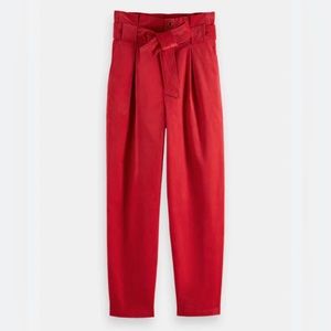 Anthropologie Scotch And‎ Soda Red Daisy pants